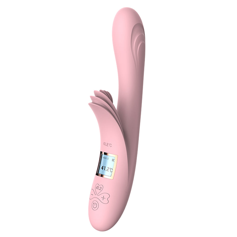 Adjustable Temperature Curved Intimate Massager - Customized Warmth & Wellness