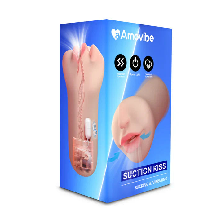 Triple Sensation Suction Men’s Massager - 10-Mode High-Intensity Vibration