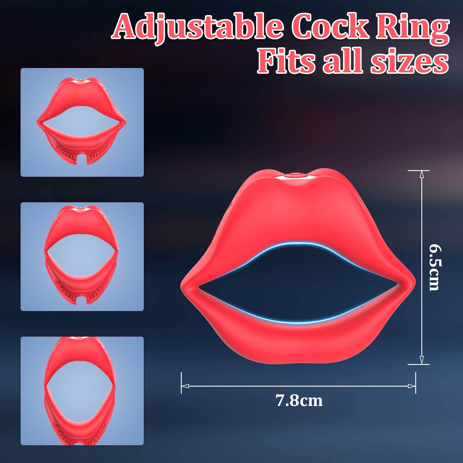 Premium Silicone Adjustable Ring - Soft Comfort Personal Care Device