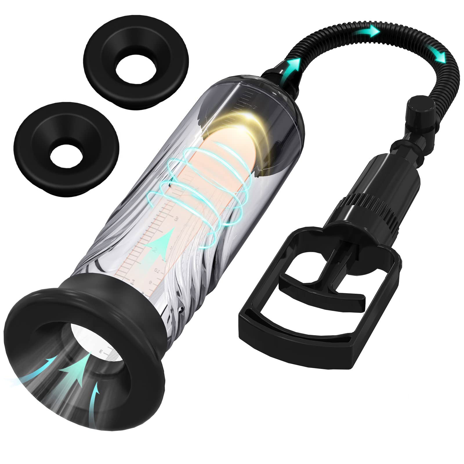 Professional Vacuum Wellness Device Kit - 3-Size Sleeve System