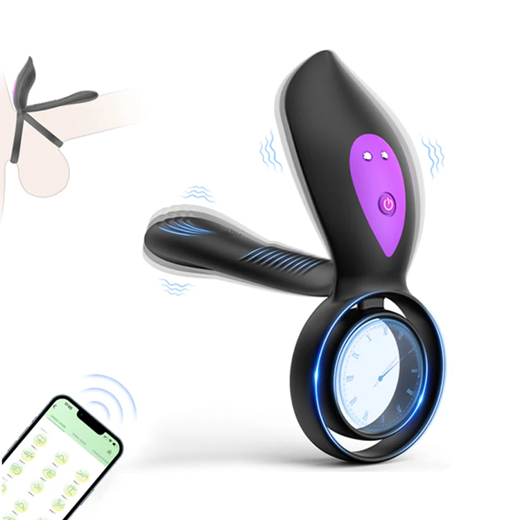 Smart App-Controlled Intimate Ring - Discreet Vibration Technology