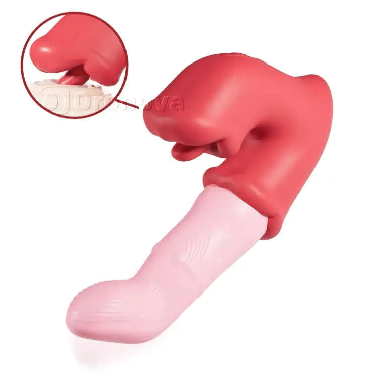 Elite Tongue-Motion Curved Massager - Waterproof Dual Stimulation