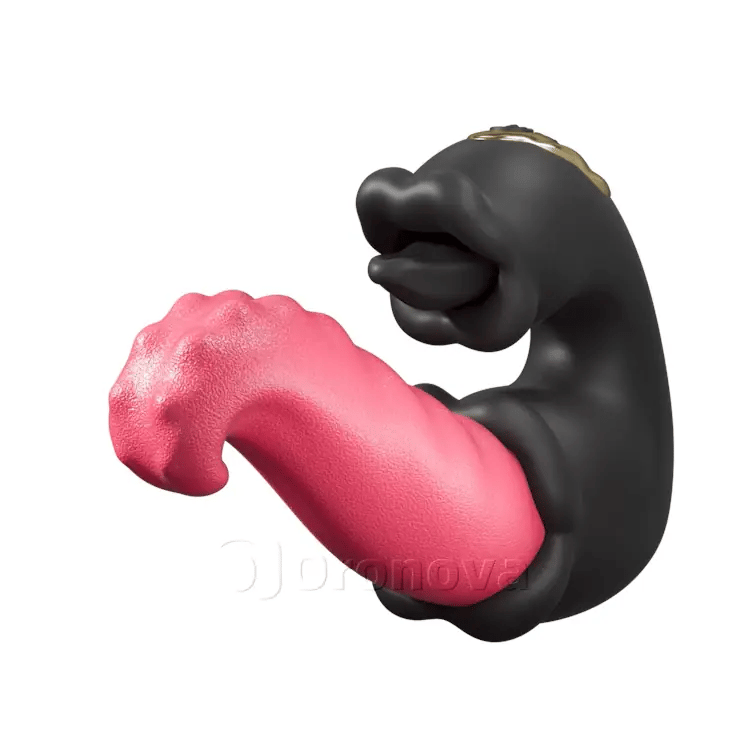 Elite Dual Rose Massager - Rhythmic Motion & Tongue Stimulation