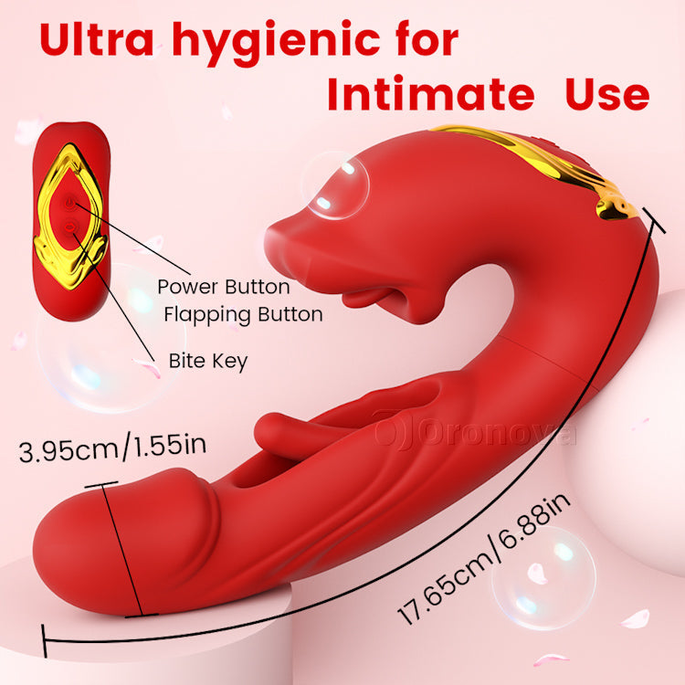 Purple Internal & Mouth Teaser – Dual-Action Vibration Massager