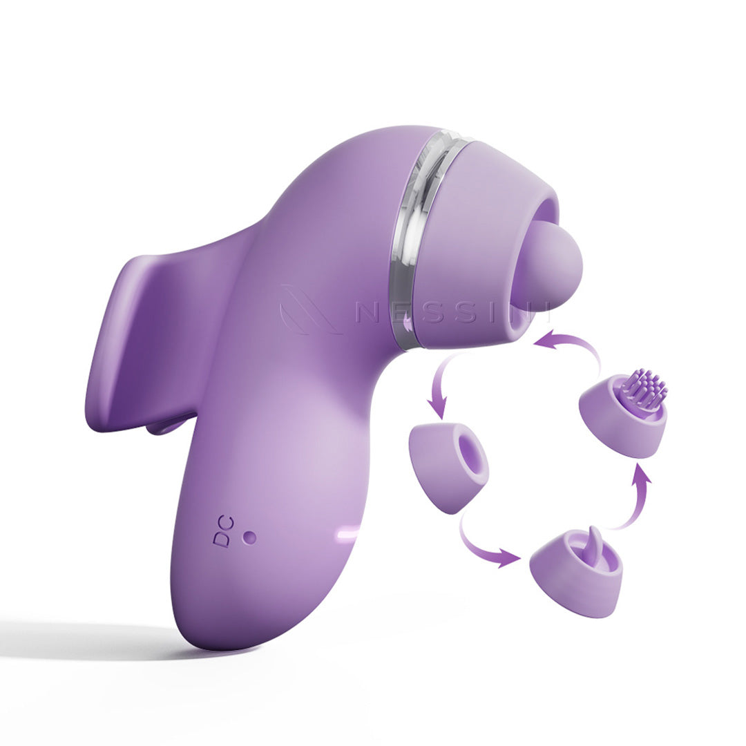 Butterfly Curved Intimate Massager – Tapping, Flutter & Multi-Vibration Modes
