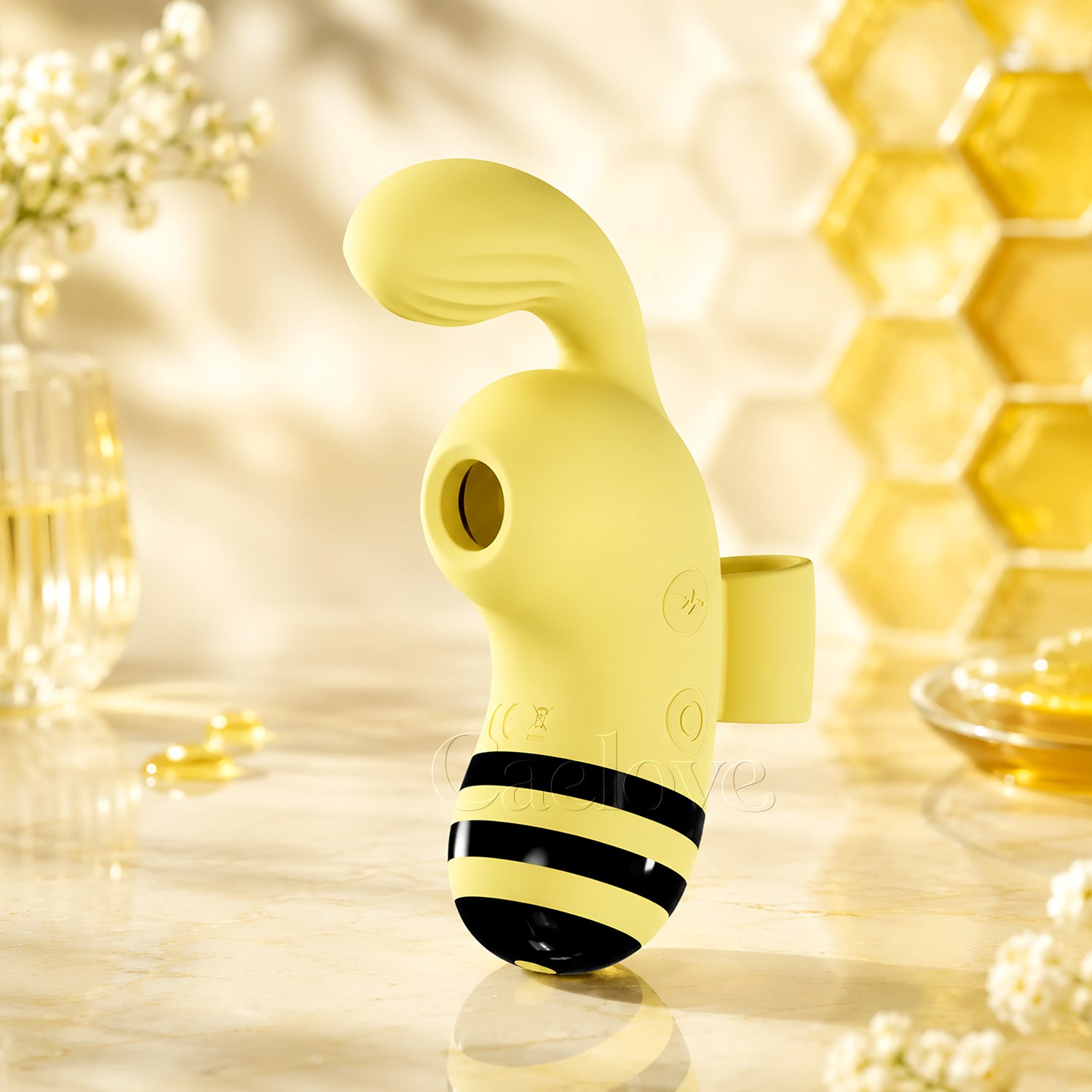BeeGlow™ Rechargeable External Suction Massager with 10 Speeds & 5 Suction Modes