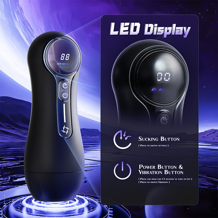 Smart Men’s Massager - 4 Suction Modes & LED Tech