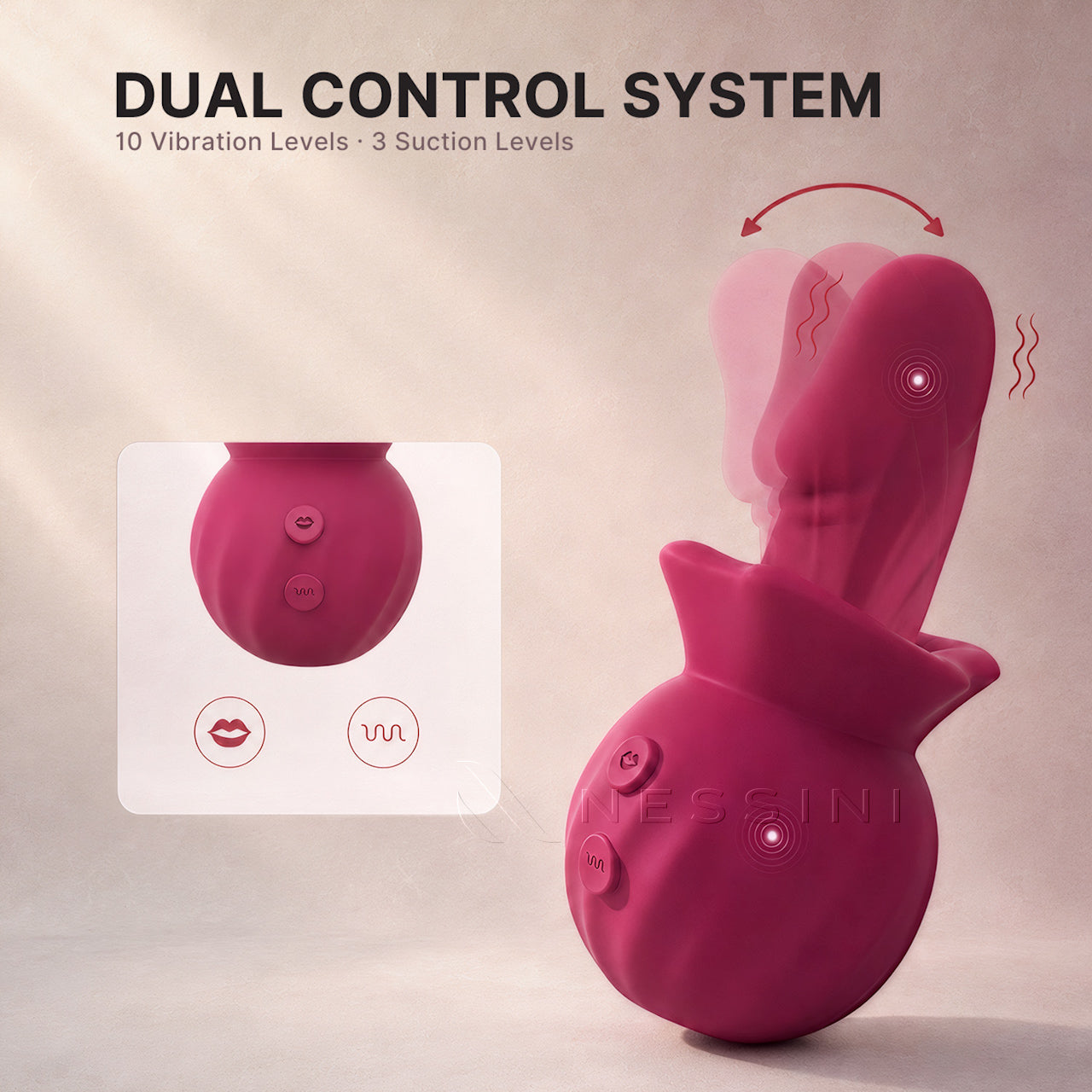 VelvetPulse Dual-Action Suction & Vibration Personal Massager