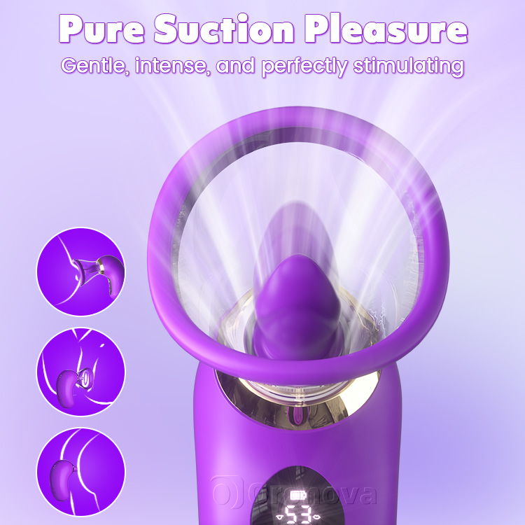 Premium 5-in-1 Suction Massager - Advanced LCD Display Technology