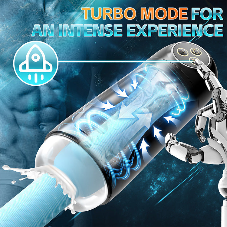 Elite Automatic Men’s Massager - 9-Mode Suction & Whirlpool Experience