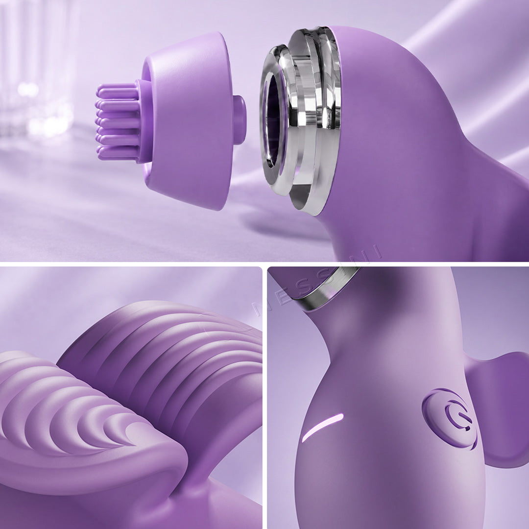 Butterfly Curved Intimate Massager – Tapping, Flutter & Multi-Vibration Modes