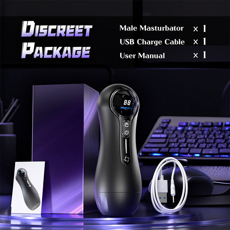 Smart Men’s Massager - 4 Suction Modes & LED Tech