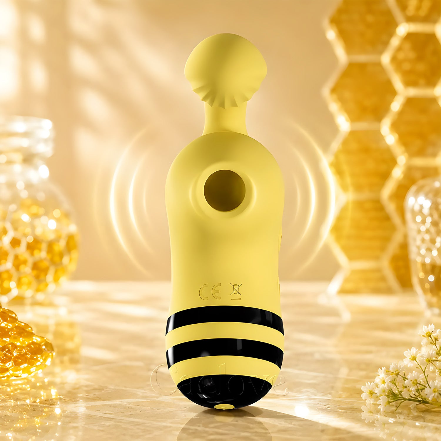 BeeGlow™ Rechargeable External Suction Massager with 10 Speeds & 5 Suction Modes
