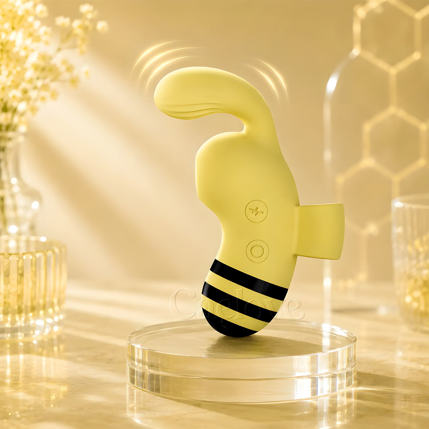 BeeGlow™ Rechargeable External Suction Massager with 10 Speeds & 5 Suction Modes