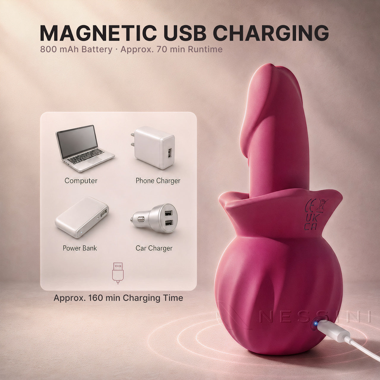 VelvetPulse Dual-Action Suction & Vibration Personal Massager
