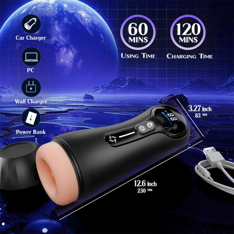 Smart Men’s Massager - 4 Suction Modes & LED Tech