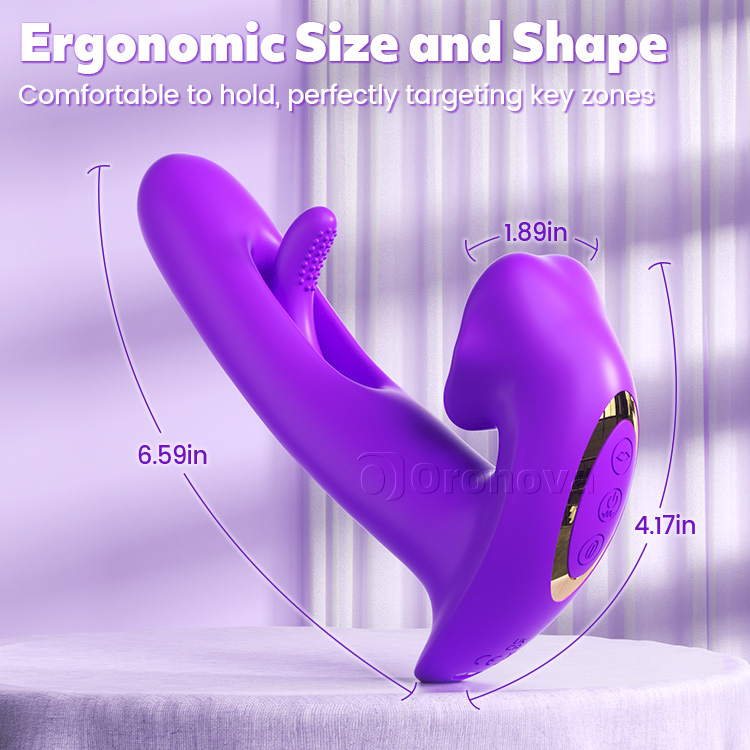 Ultimate Curved Intimate Massager - Motion, Tongue & Vibration Power