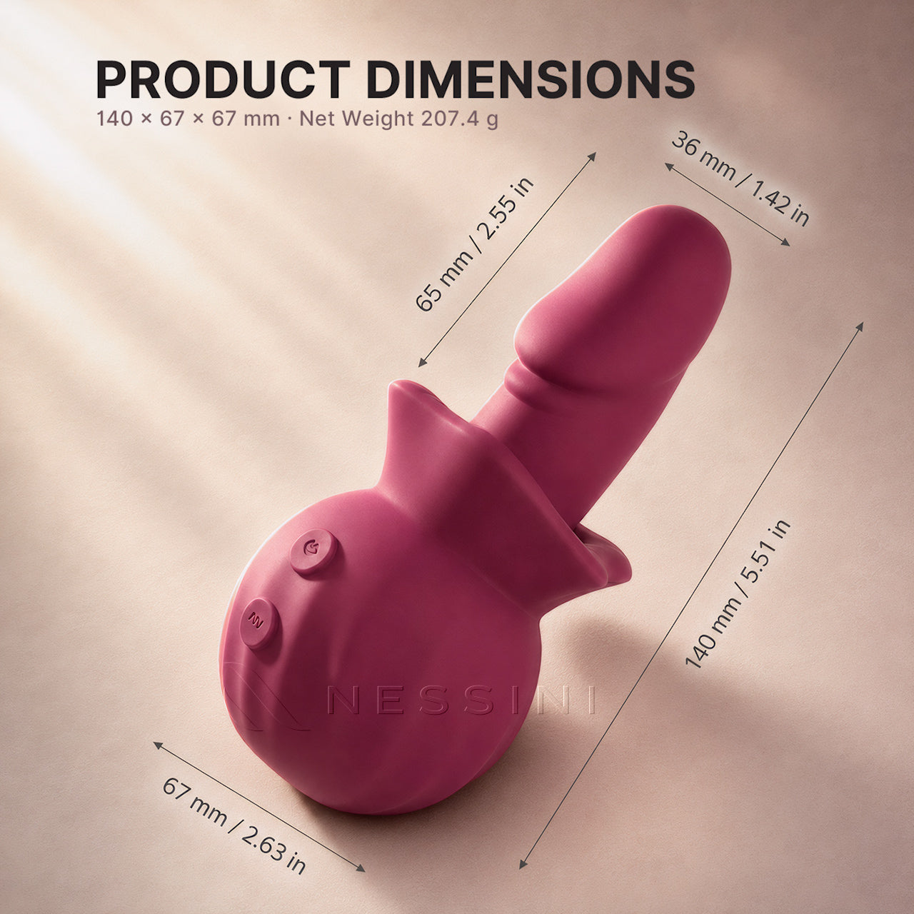 VelvetPulse Dual-Action Suction & Vibration Personal Massager