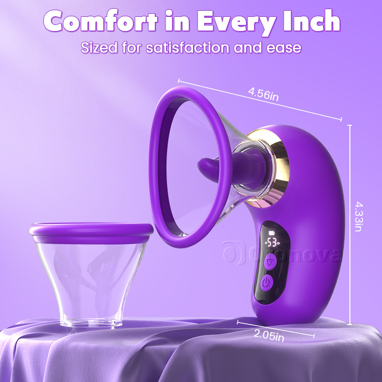 Premium 5-in-1 Suction Massager - Advanced LCD Display Technology