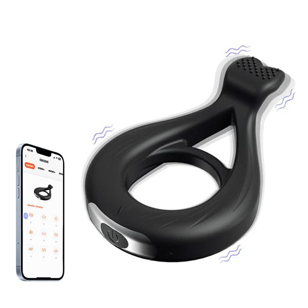 Smart App-Controlled Intimate Ring - Wearable Intimacy Tech